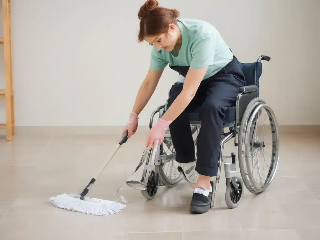 How to Clean effectively If You Have Limited Mobility