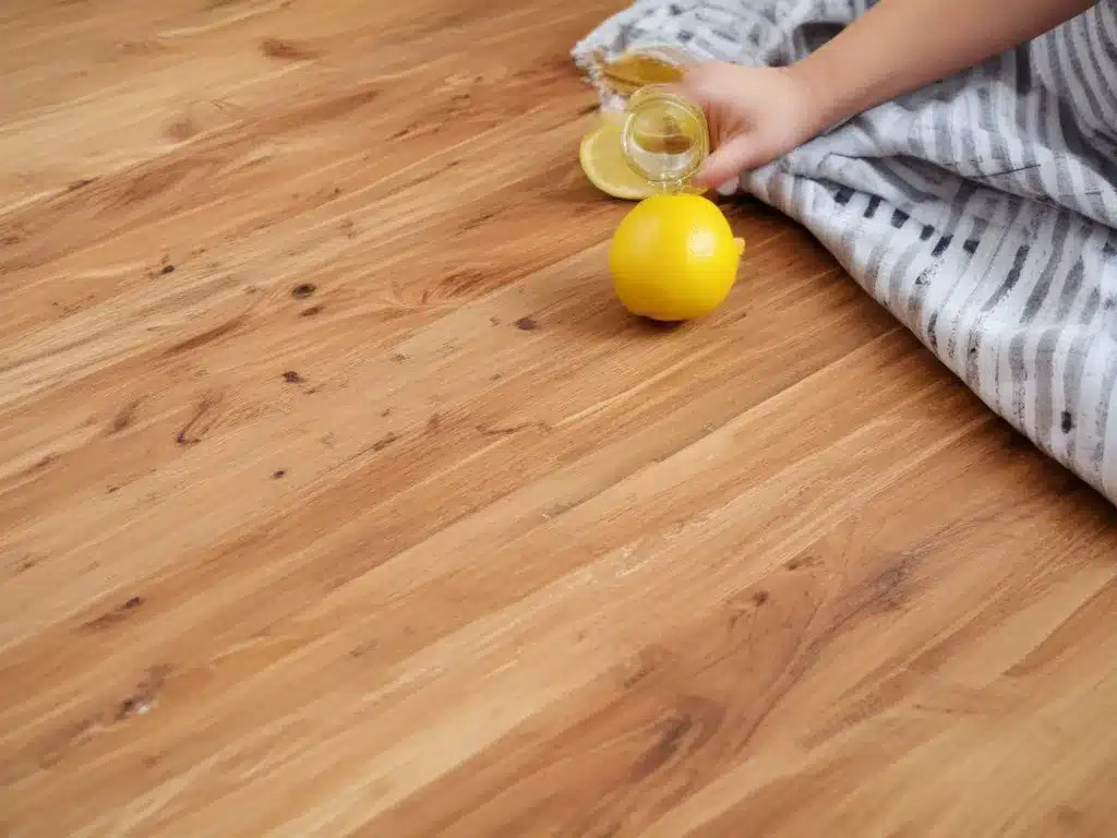 Keep Wood Looking New With Lemon Oil