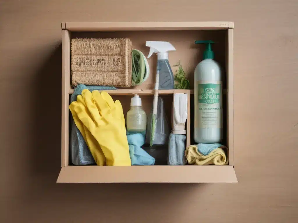 Keep a Sustainably Stocked Cleaning Kit