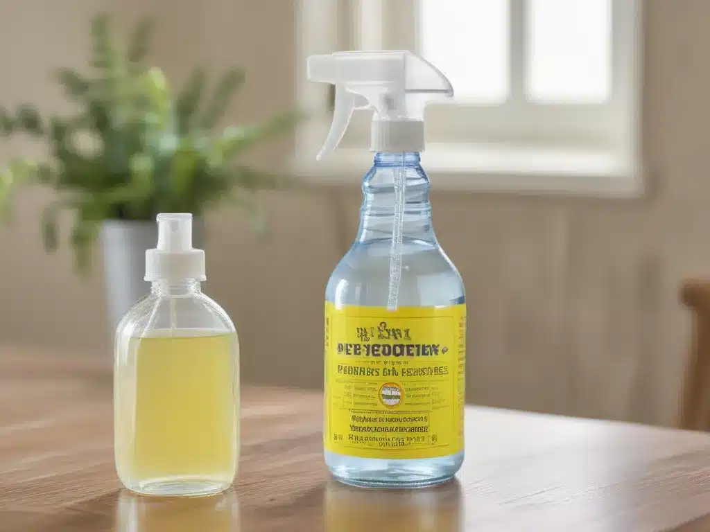 Kill Germs Around Your Home with DIY Disinfecting Sprays