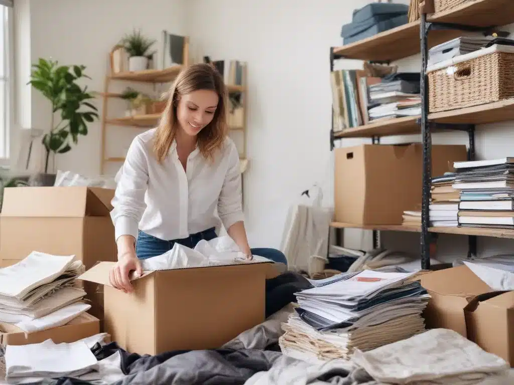 Less Stress and Higher Productivity Through Decluttering