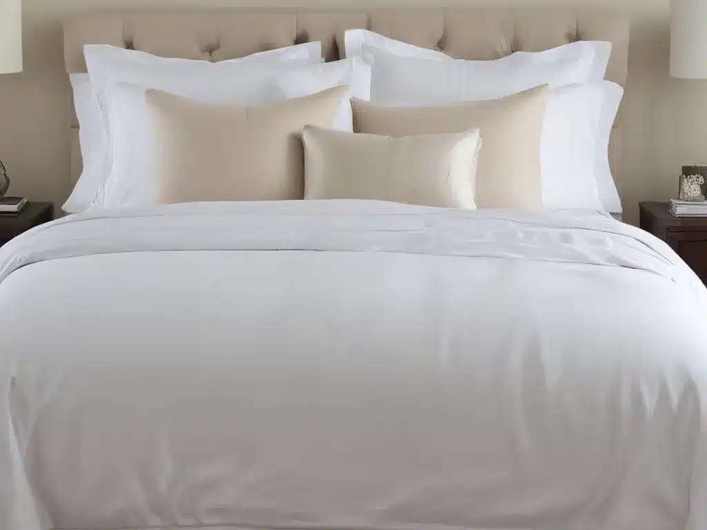 Luxurious Bedding With Fresh Linens