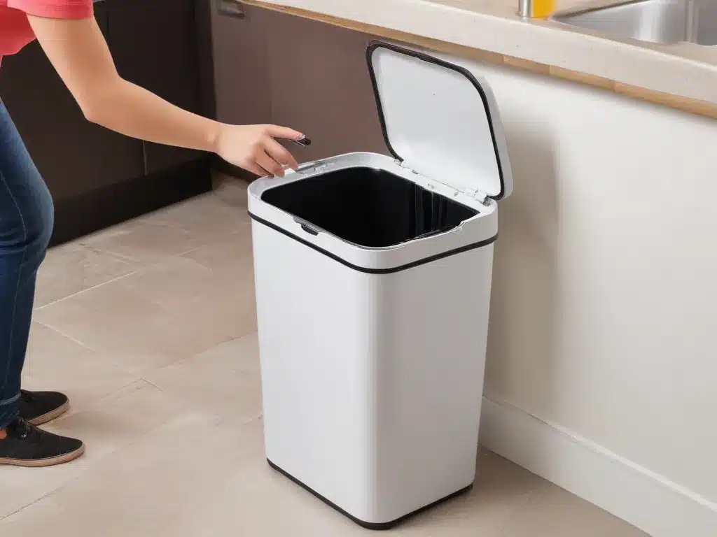 Motion-Activated Trash Cans – No More Manual Lid Lifting