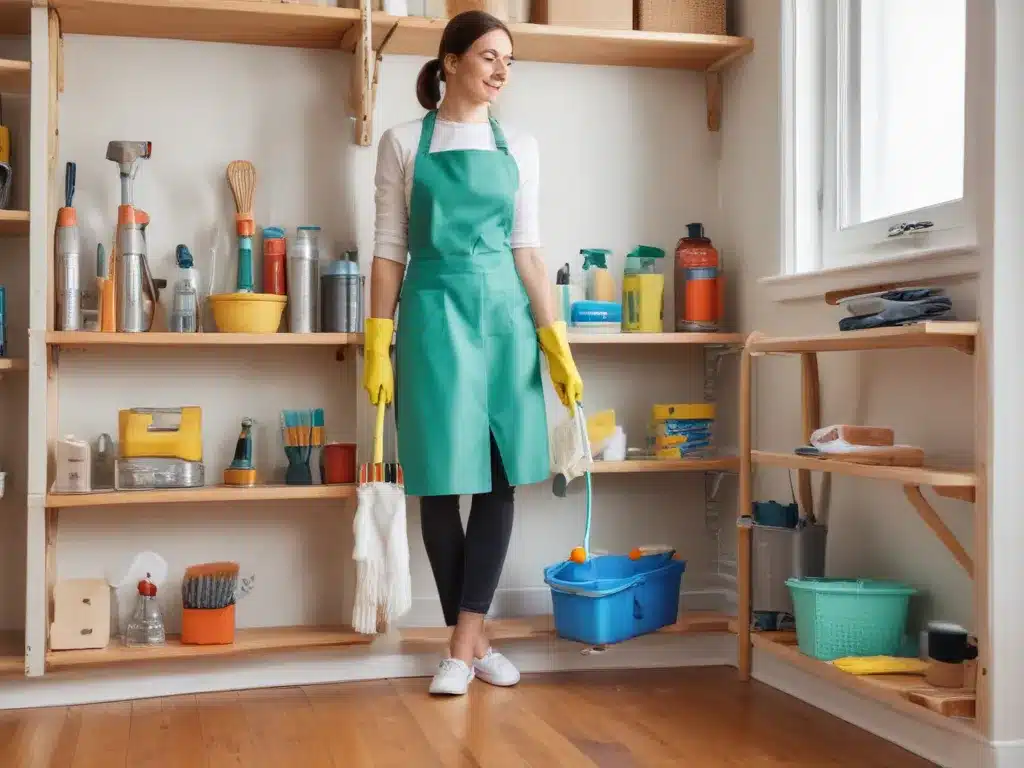 Multipurpose Cleaning Tools To Minimize Storage Clutter