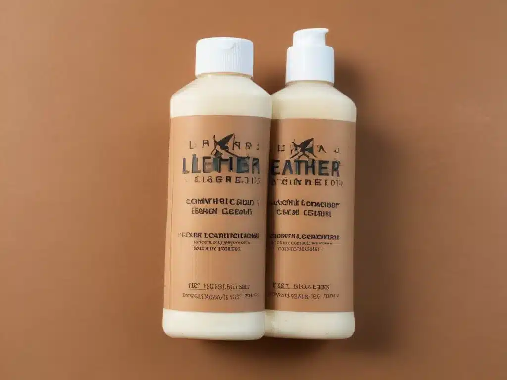 Natural Leather Cleaner And Conditioner