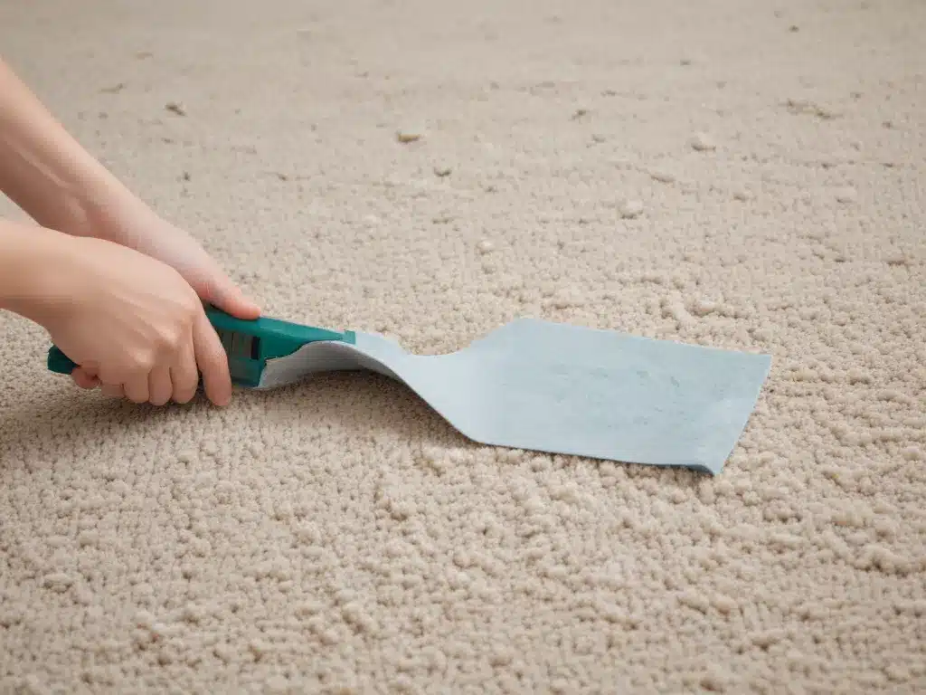 No Sticky Messes: Removing Gum from Carpet