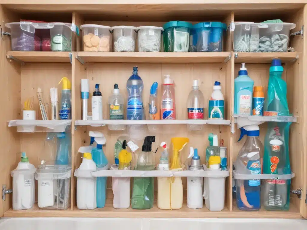 Organise Your Cleaning Supplies Organise Your Cleaning Supplies