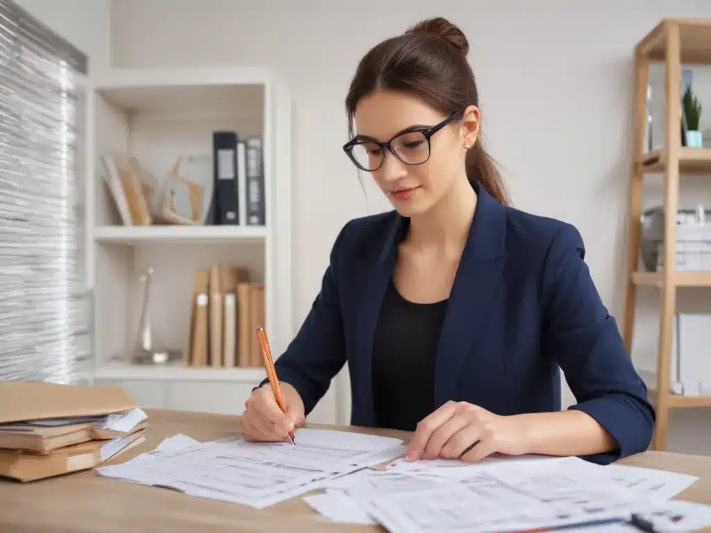 Organize Paperwork For a Clear Mind