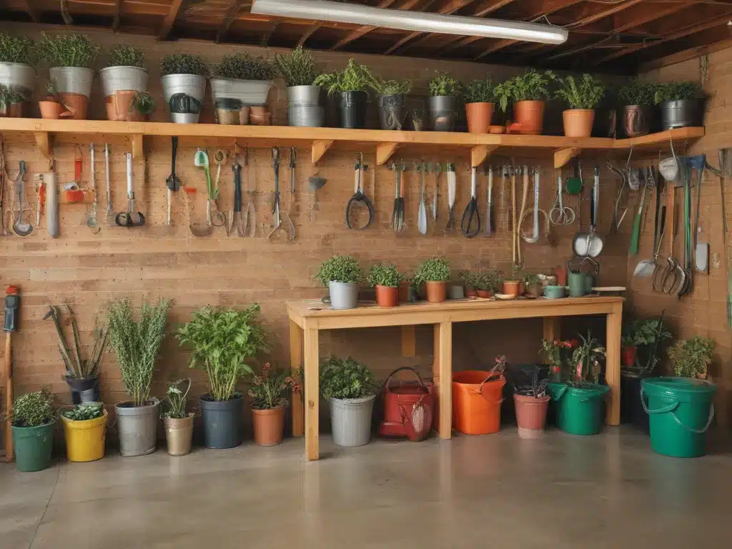 Organize Your Garage for Gardening