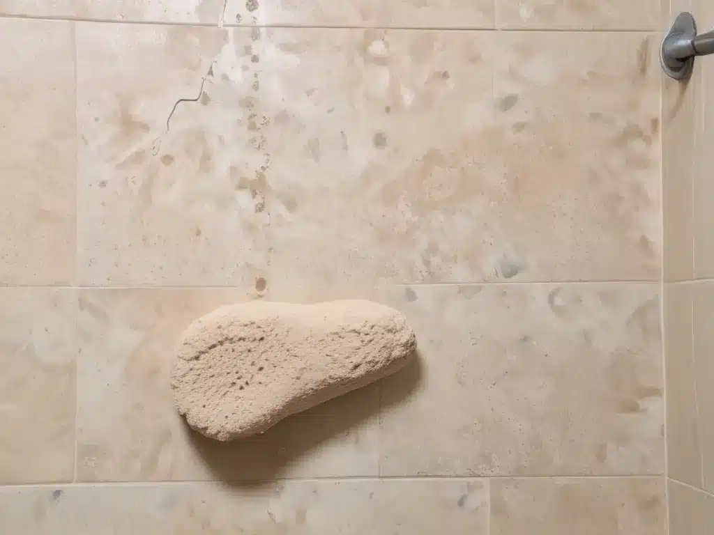 Pumice Your Way to a Soap Scum Free Shower