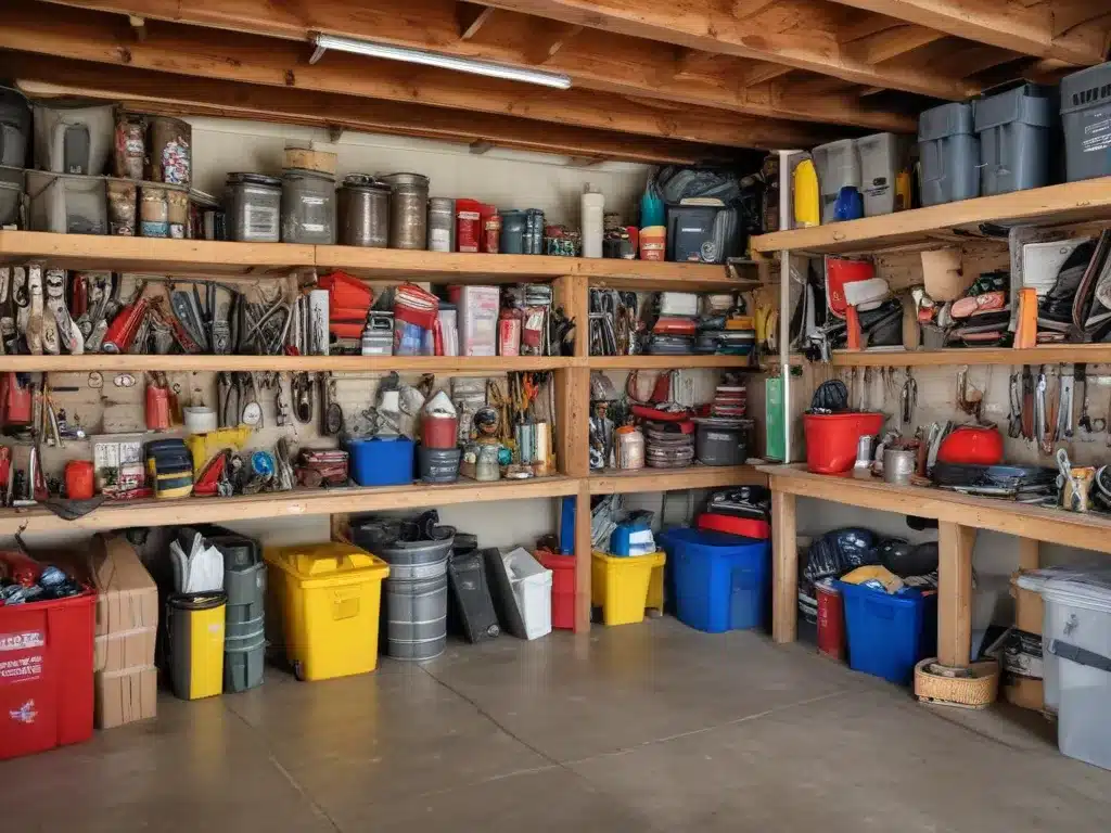 Purge and Organize the Garage