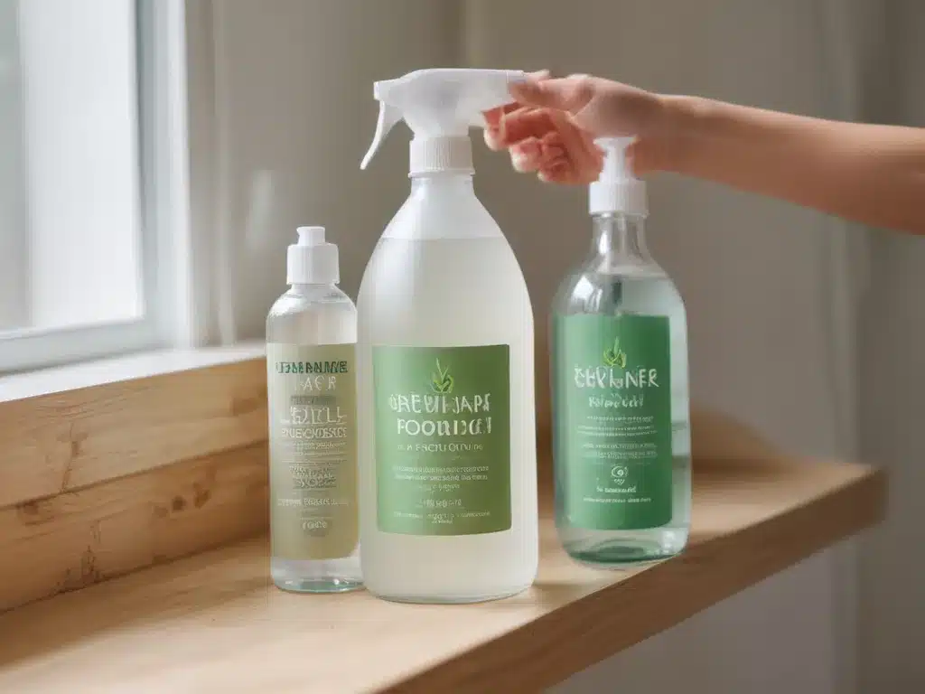 Refill and Reuse Cleaning Products Sustainably