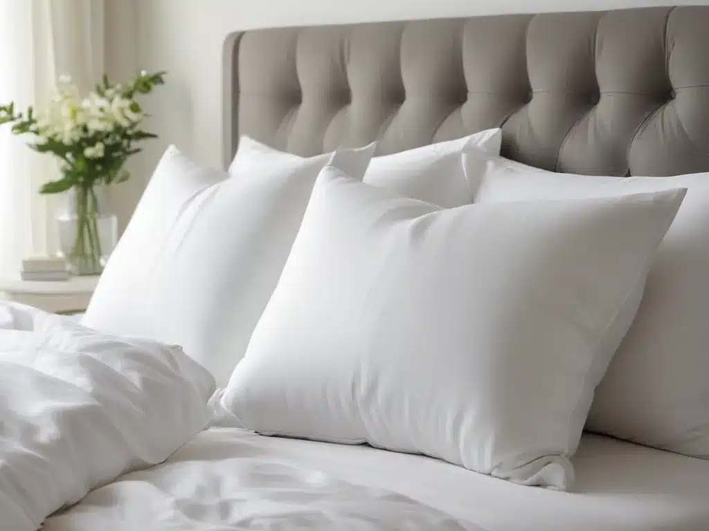 Refresh and Fluff Your Pillows