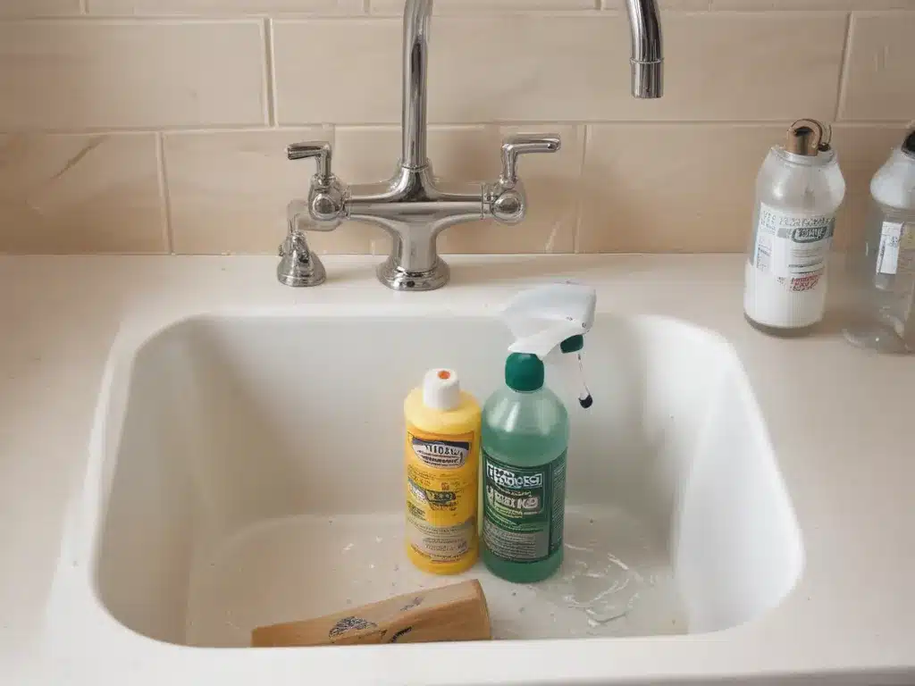 Remove Grime with Items Already Under Your Sink