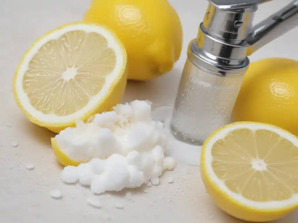 Remove Soap Scum with Salt and Lemon