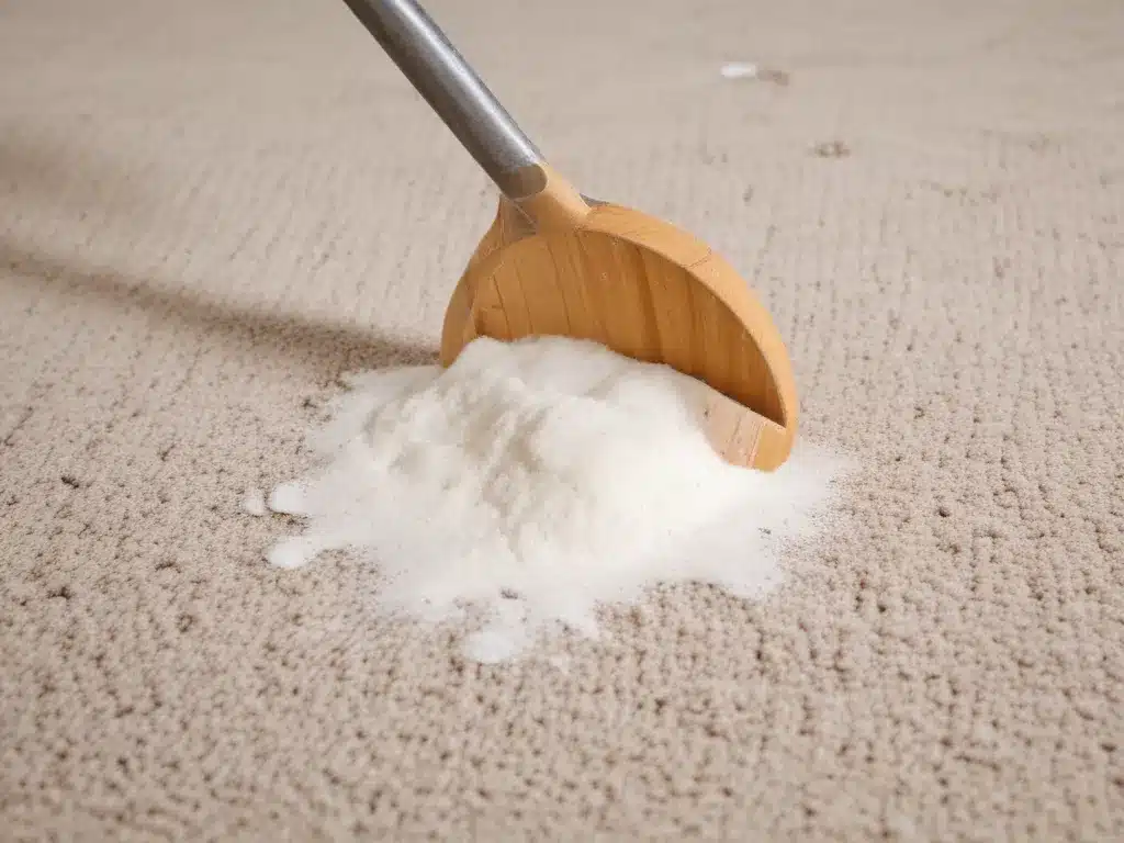 Remove Stains from Carpet with Baking Soda