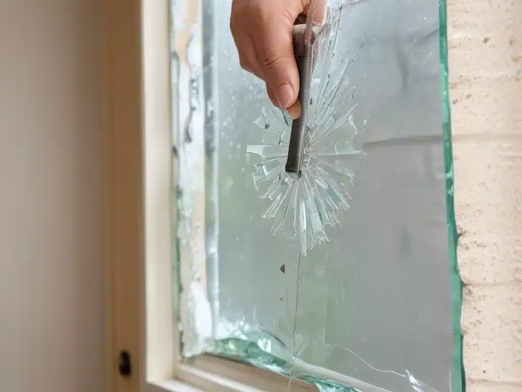 Removing Broken Glass Safely