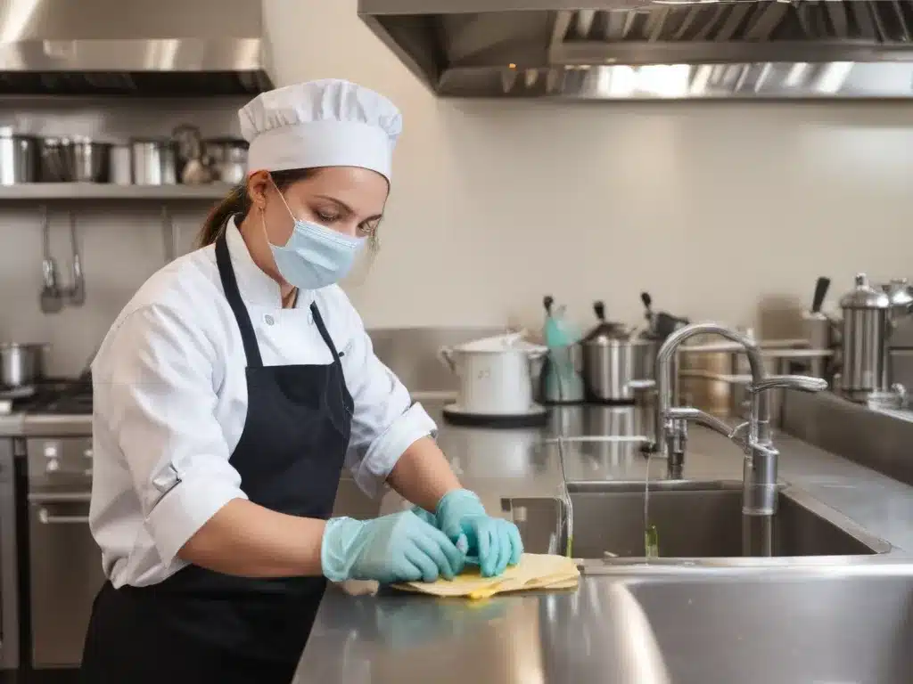 Sanitizing Kitchens to Restaurant Standards