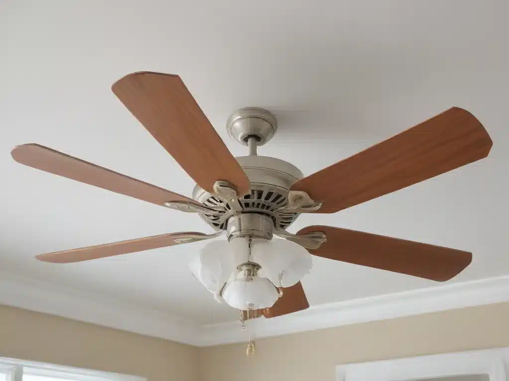 Secret to Cleaning Ceiling Fans and Lights