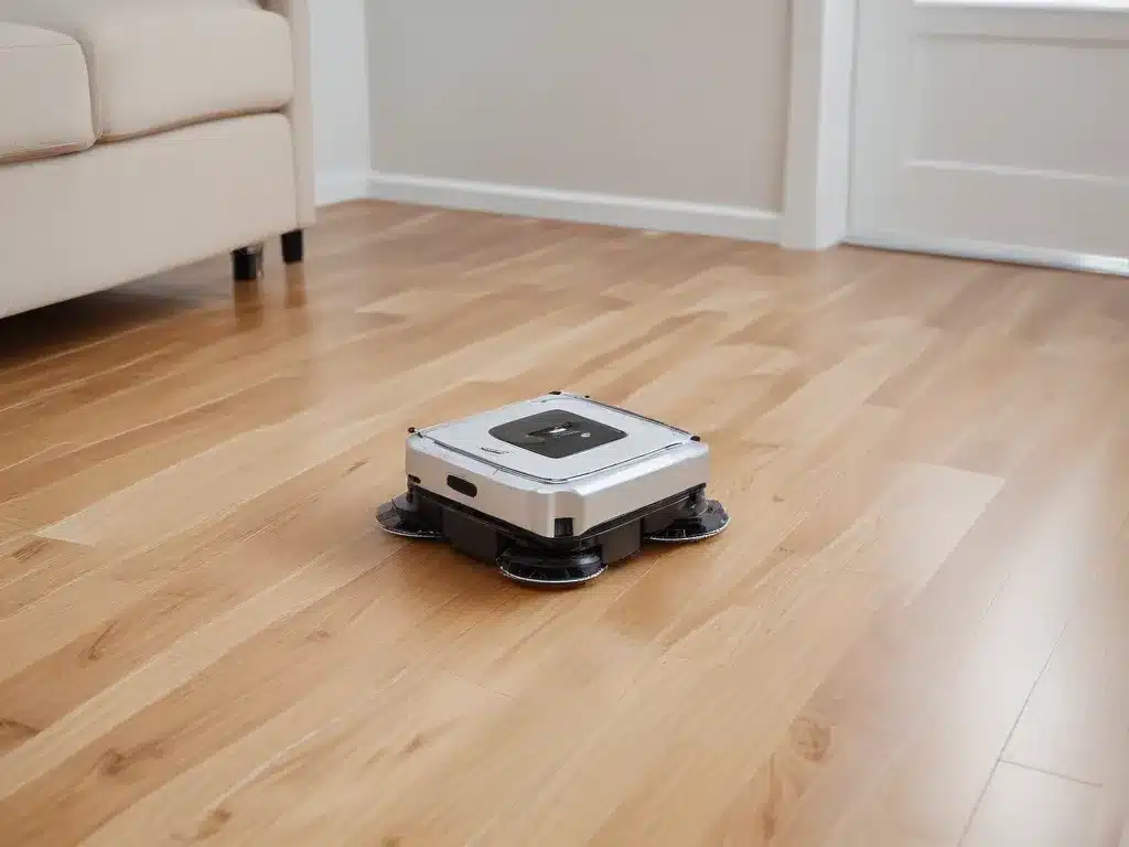 Shine Hard Floors with Mopping Robots