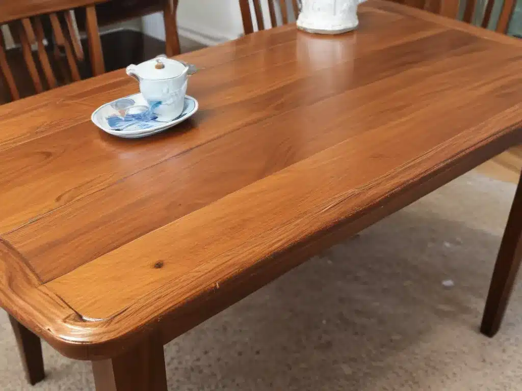 Shine Your Wood Furniture Like New