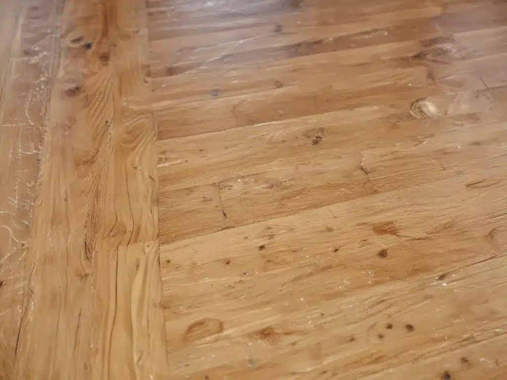 Shining Hardwood Floors: DIY Wash and Wax Tutorial