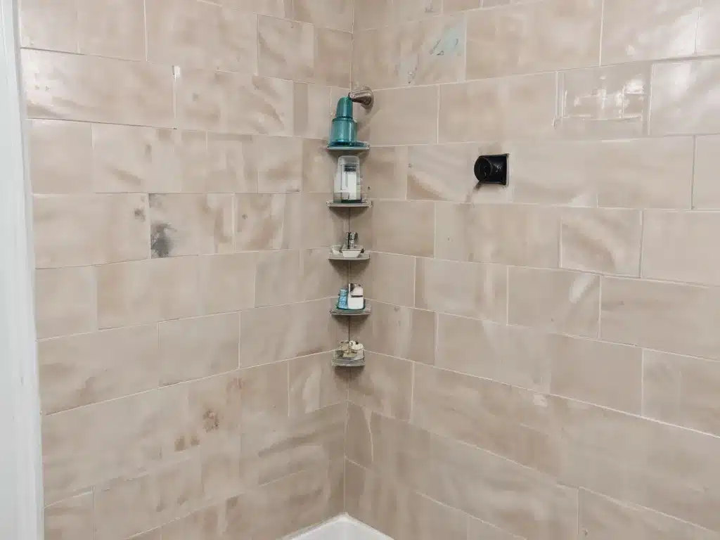 Shower Tile Makeover – No Scrubbing Required!