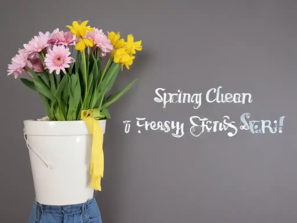 Spring Cleaning for a Fresh Start