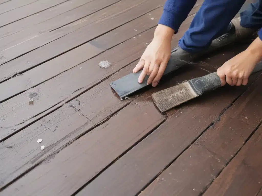 Sweep Away Winters Grime from Decks