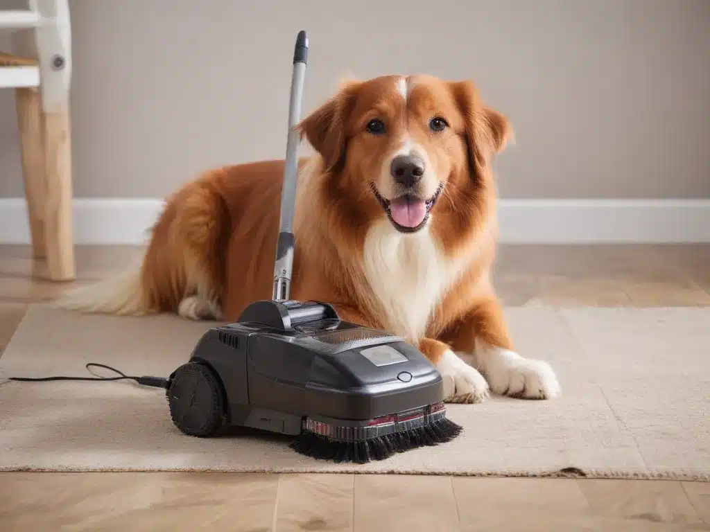 Tackle Pet Messes with Motorized Brushes