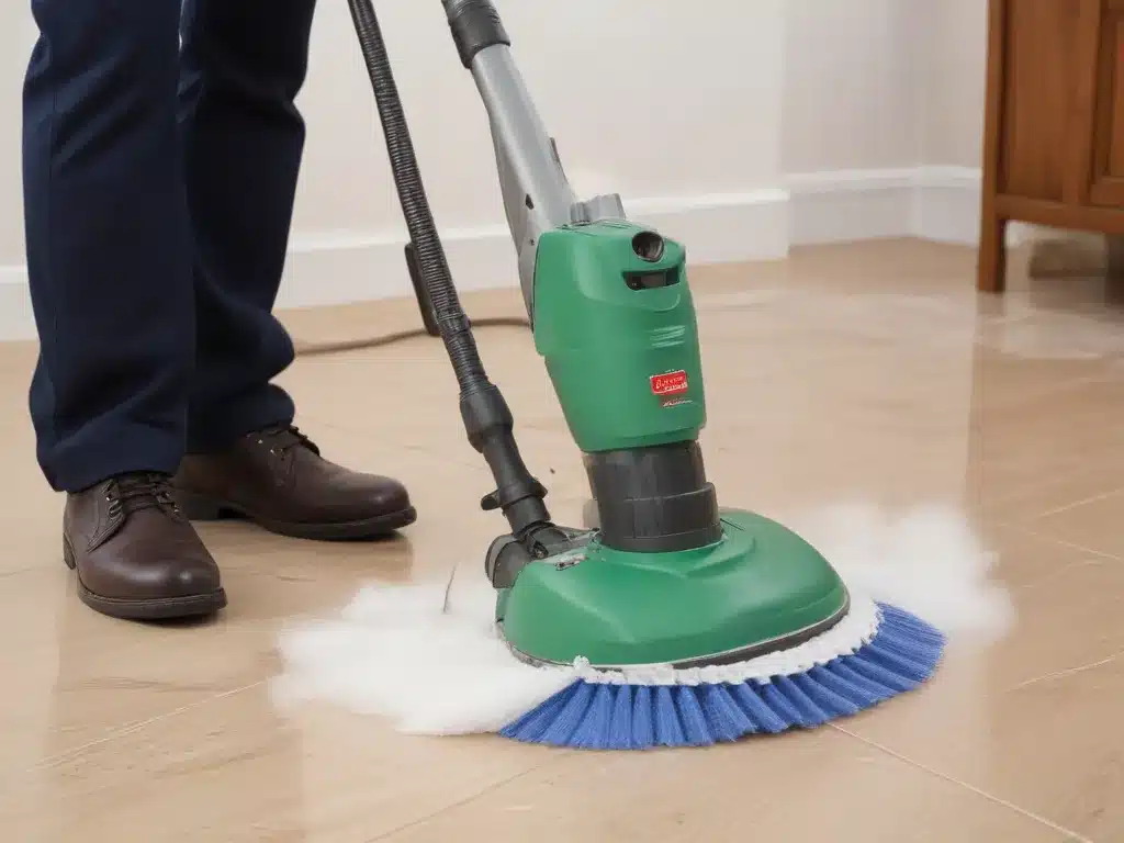 Tackle Tough Stains with Steam Powered Scrubbers