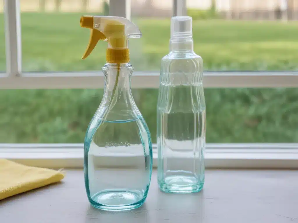 The Easiest DIY Glass Cleaner Ever