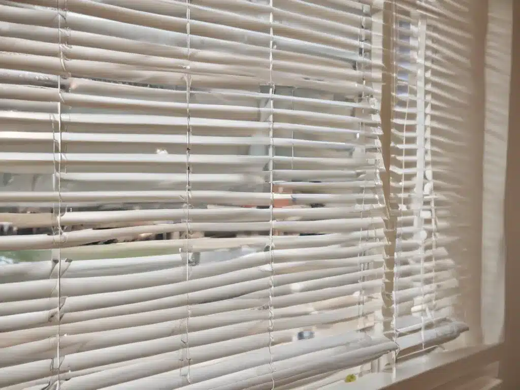 The Easy Way to Clean Blinds