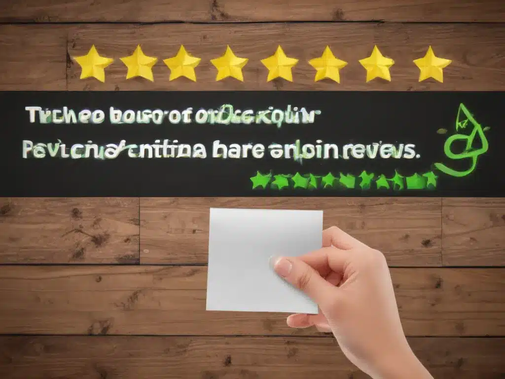 The Power Of Online Reviews The Power Of Online Reviews