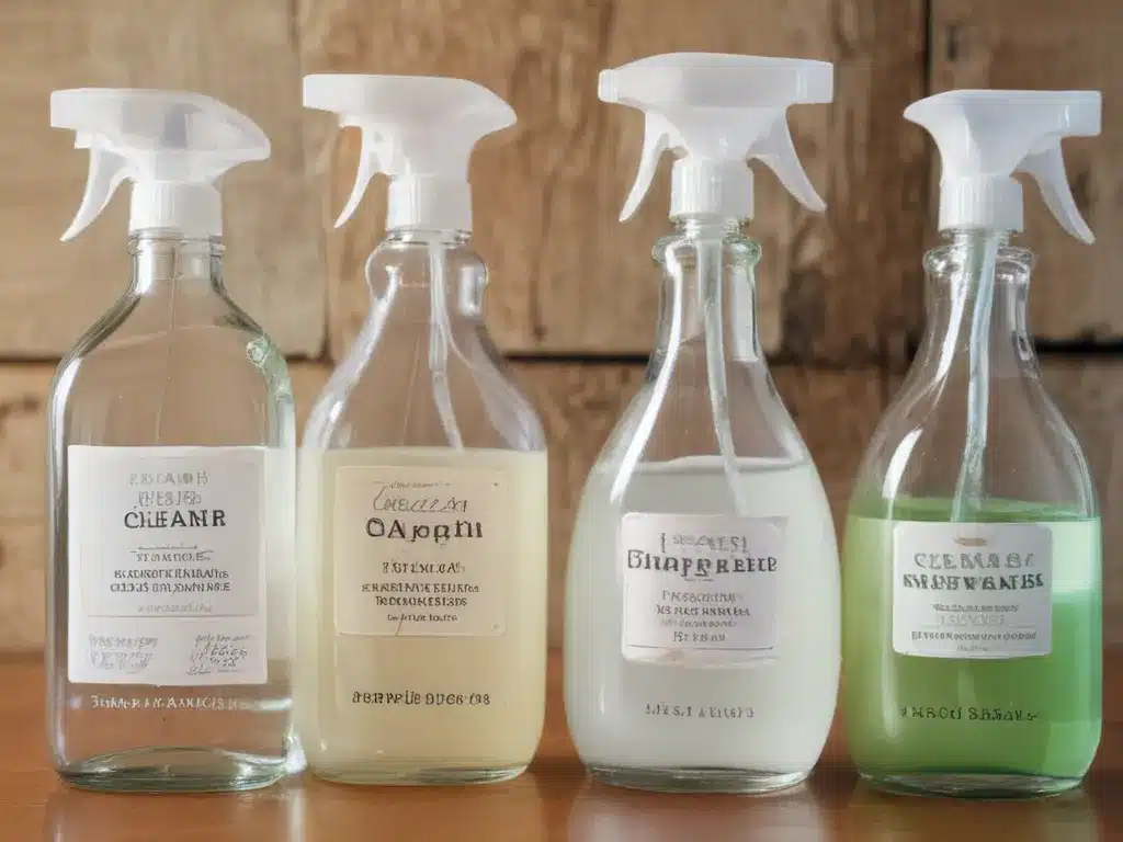 Trade Harsh Chemicals for Natural Cleaners