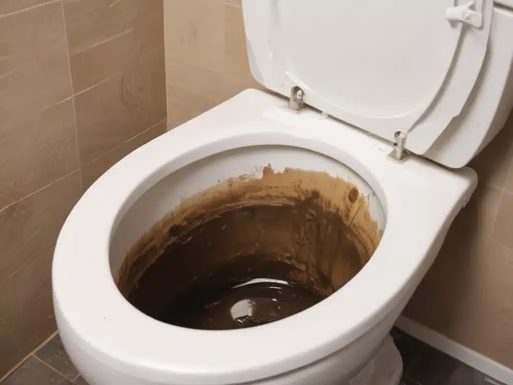 Unblocking Clogged Toilets