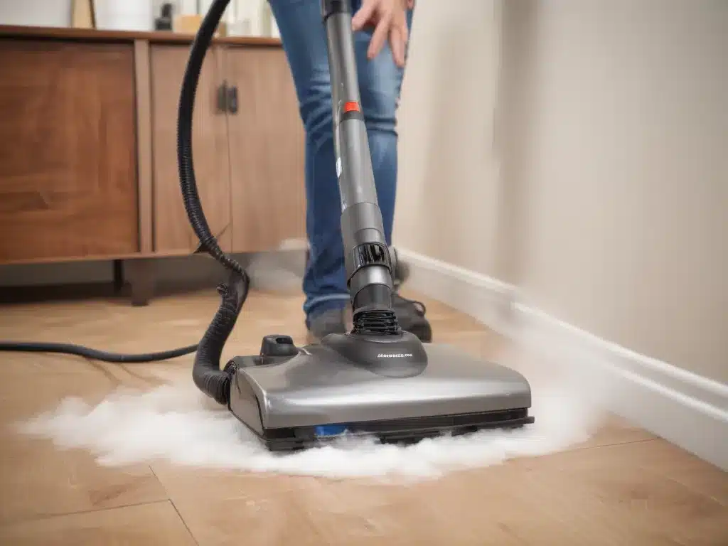 Use Steam Cleaners to Leave No Residue