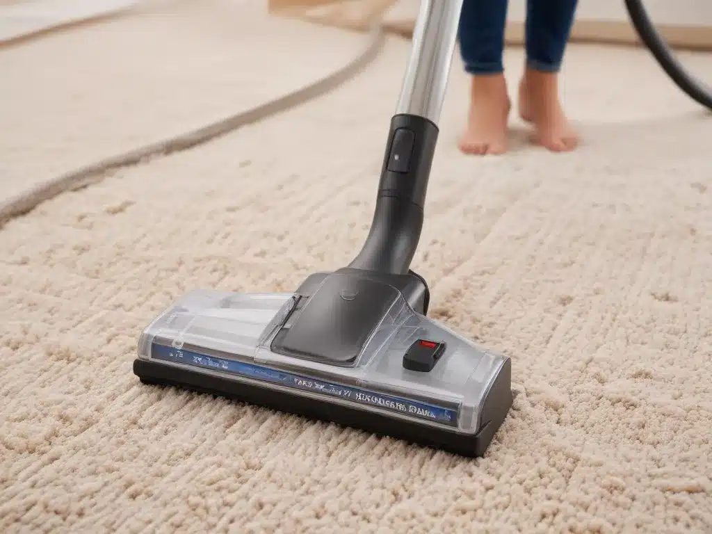 Vacuuming Right for Cleaner Carpets