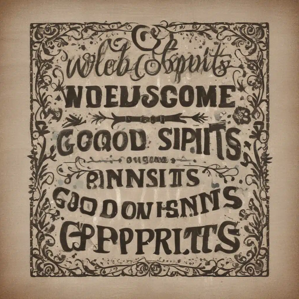 Welcome Good Spirits