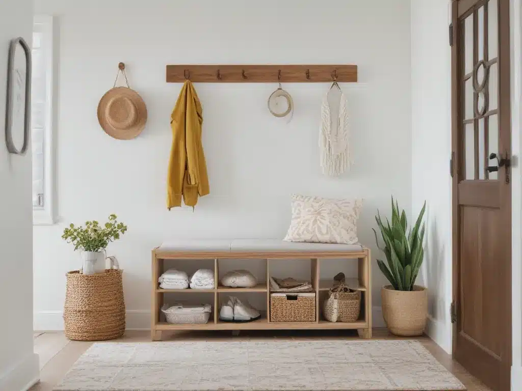 Welcome Spring with a Decluttered Entryway