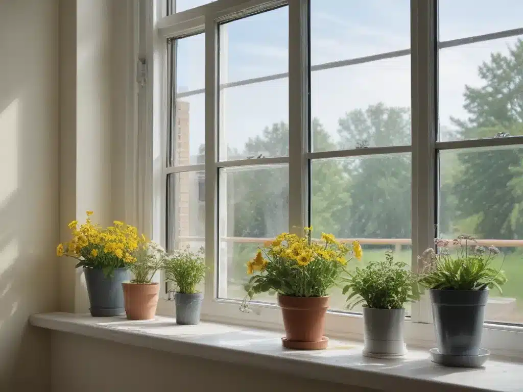 Welcome Sunny Days with Clean Windows Welcome Sunny Days with Clean Windows