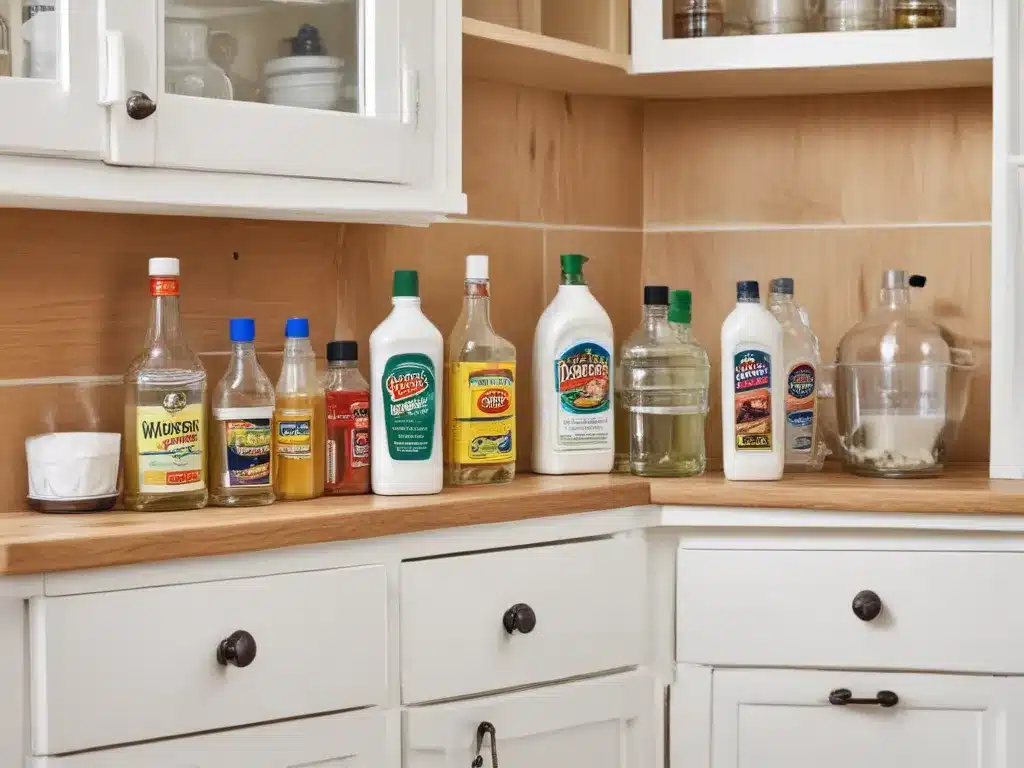 White Vinegar – Give Cupboards And Drawers A Deep Clean