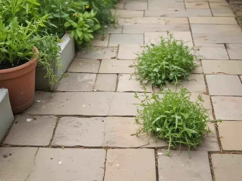 Yank Weeds from Patios and Walkways