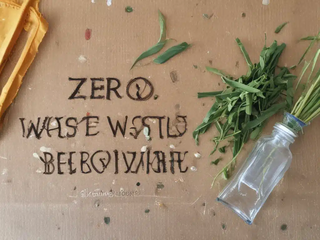 Zero Waste Cleaning Journey