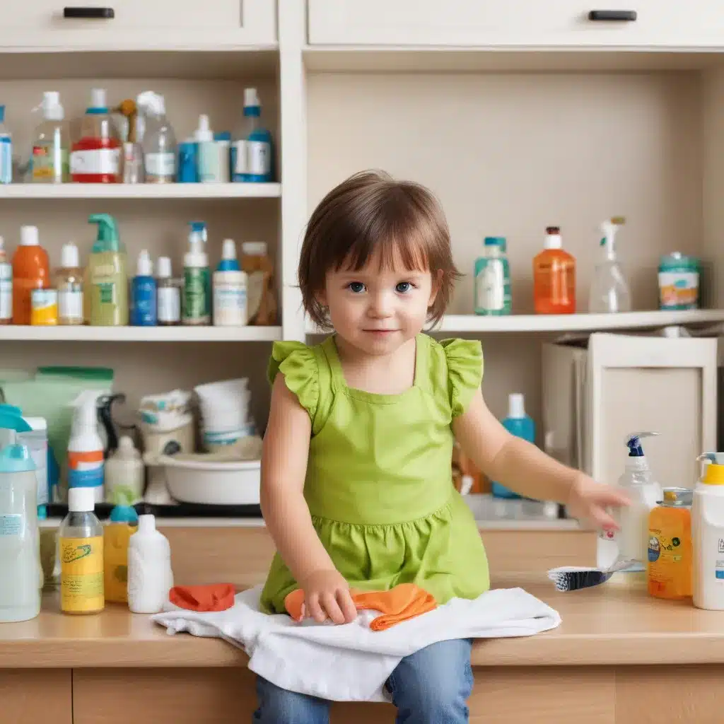 Childproof Your Cleaning Cabinet – Swap Toxic Products