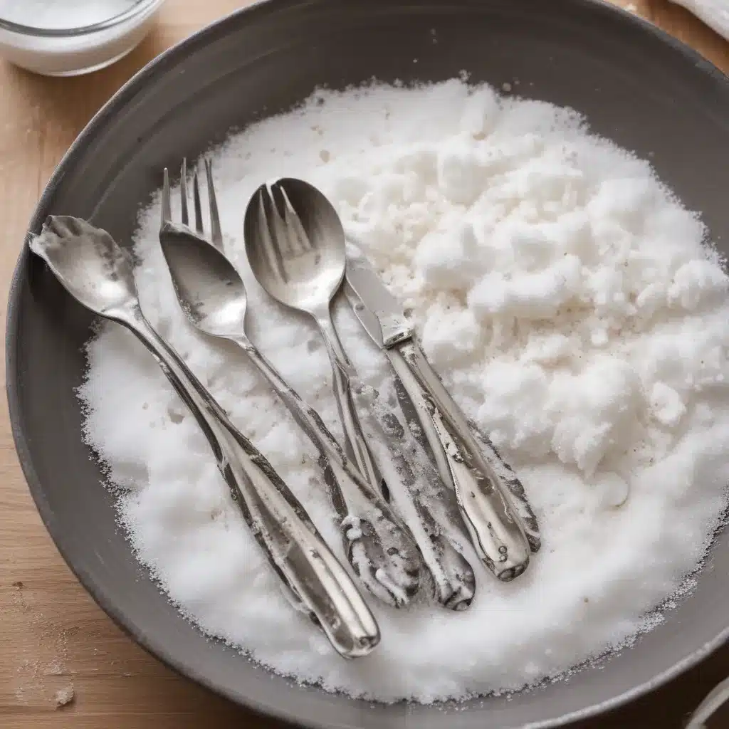 Clean Cutlery with Salt and Baking Soda