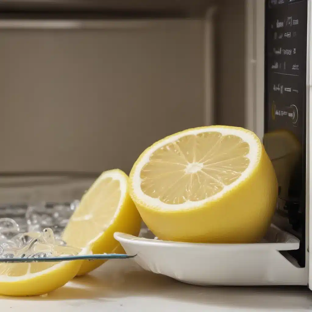Clean Microwaves with Lemon Juice and Water