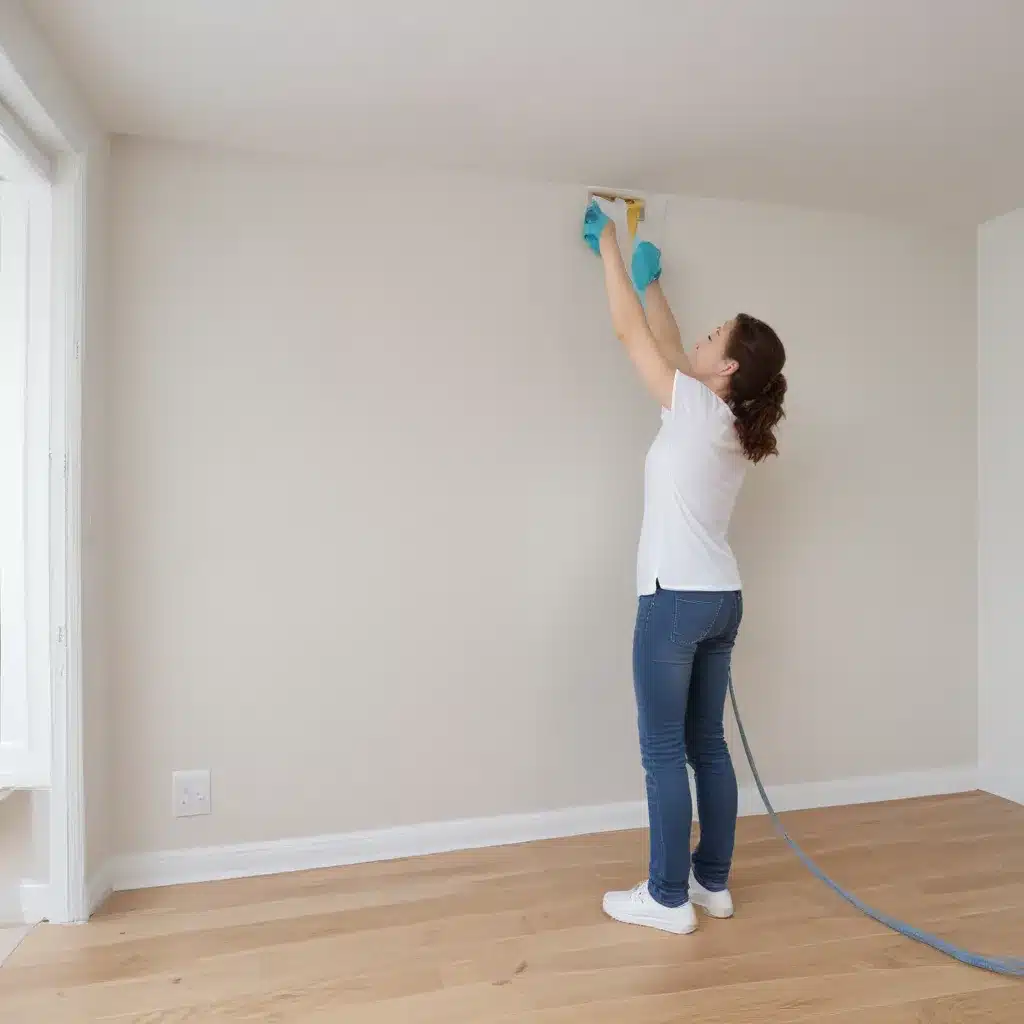 Clean Walls Safely from Floor to Ceiling