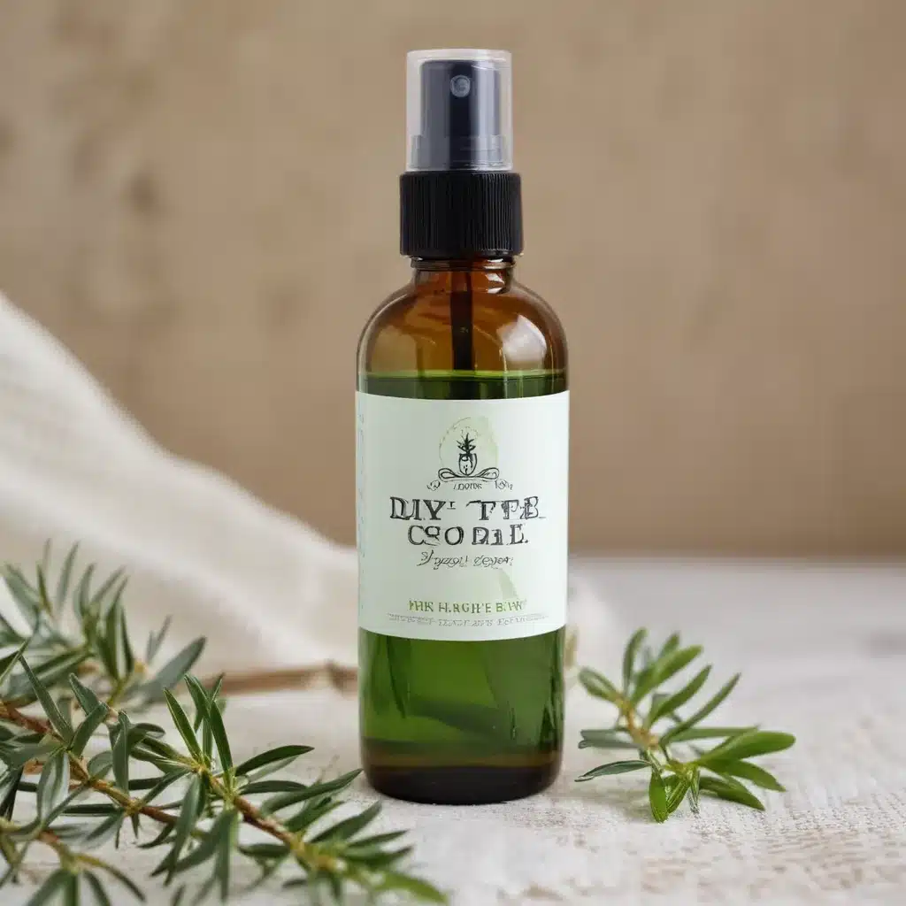 DIY Tea Tree Oil Shower Spray