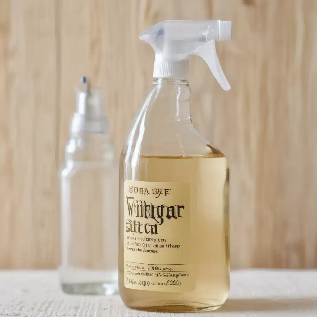 DIY Vinegar Spray Cuts Soap Scum